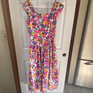Vintage Paquette Too sun dress. Size 14